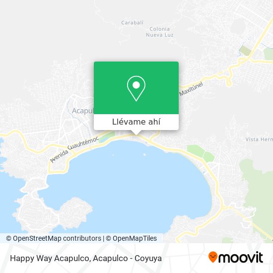 Mapa de Happy Way Acapulco