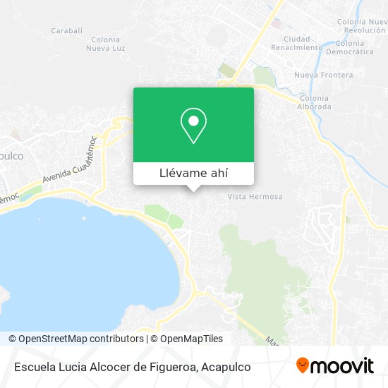 Mapa de Escuela Lucia Alcocer de Figueroa