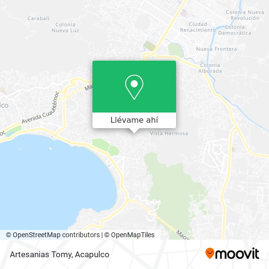 Mapa de Artesanias Tomy