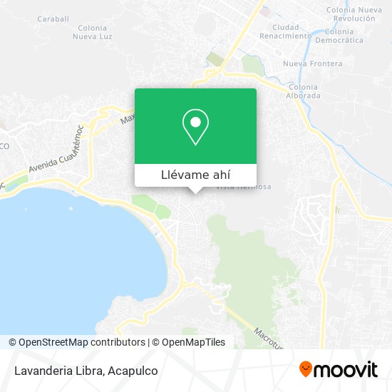 Mapa de Lavanderia Libra