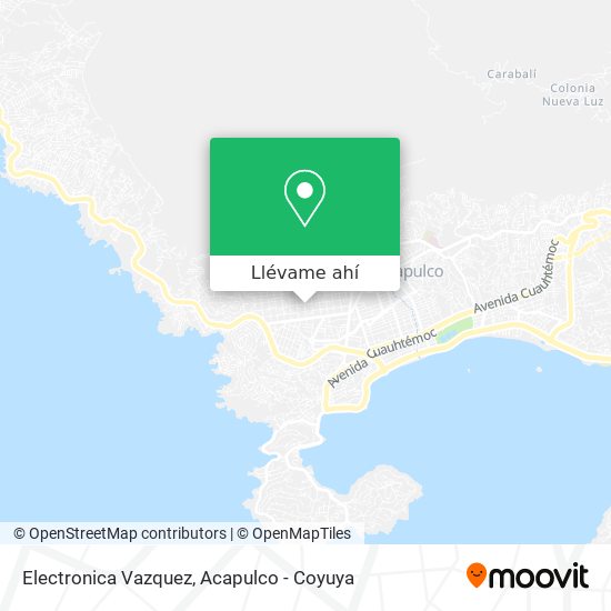 Mapa de Electronica Vazquez