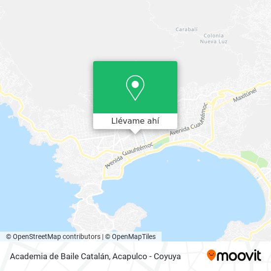 Mapa de Academia de Baile Catalán