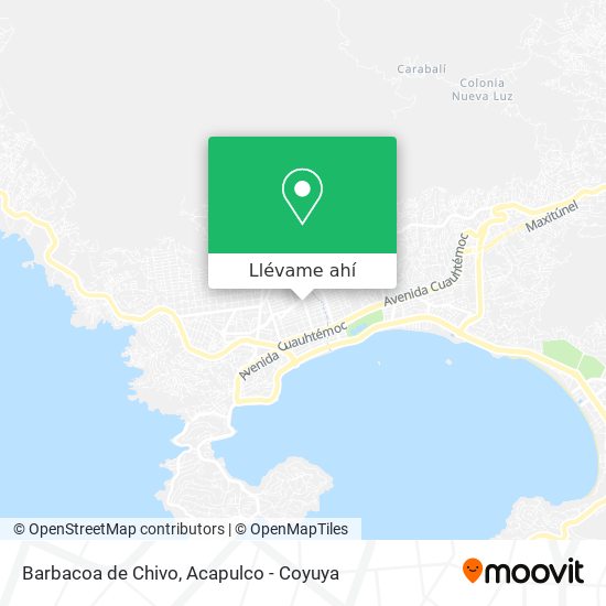 Mapa de Barbacoa de Chivo