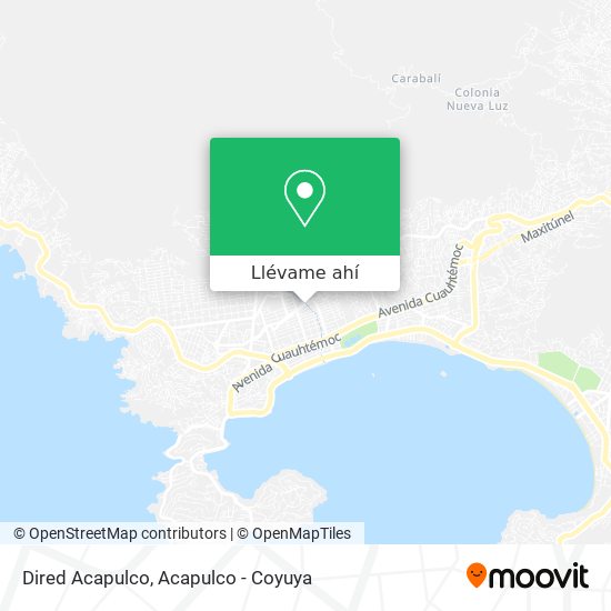 Mapa de Dired Acapulco