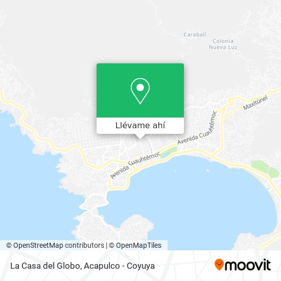 Mapa de La Casa del Globo