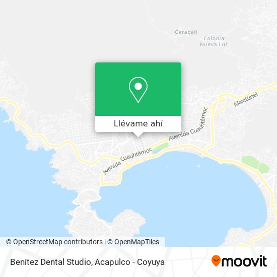 Mapa de Benítez Dental Studio