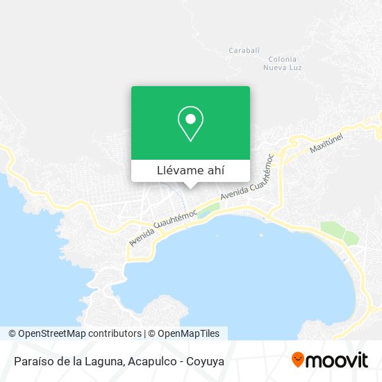 Mapa de Paraíso de la Laguna