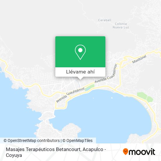 Mapa de Masajes Terapéuticos Betancourt