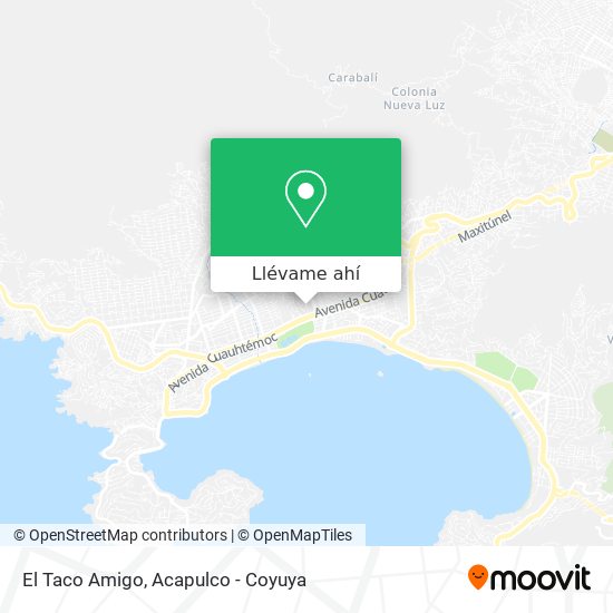 Mapa de El Taco Amigo