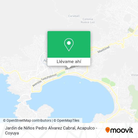 Mapa de Jardin de Niños Pedro Alvarez Cabral
