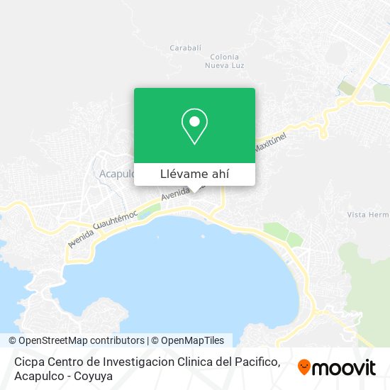 Mapa de Cicpa Centro de Investigacion Clinica del Pacifico