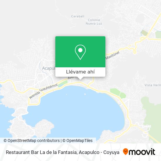 Mapa de Restaurant Bar La de la Fantasia