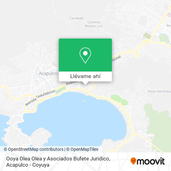 Mapa de Ooya Olea Olea y Asociados Bufete Juridico