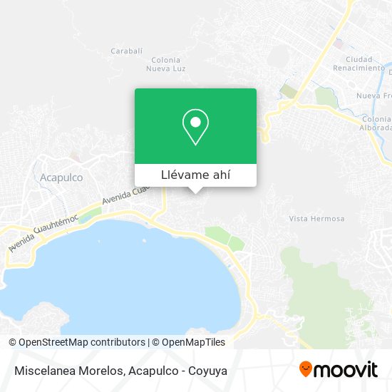 Mapa de Miscelanea Morelos