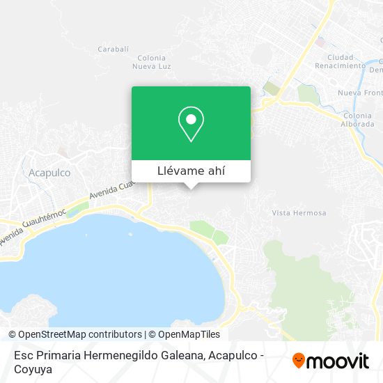 Mapa de Esc Primaria Hermenegildo Galeana