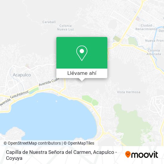 Mapa de Capilla de Nuestra Señora del Carmen