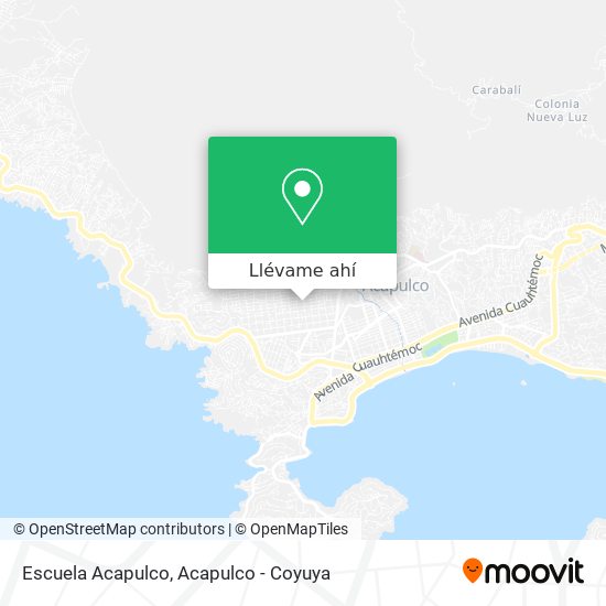 Mapa de Escuela Acapulco