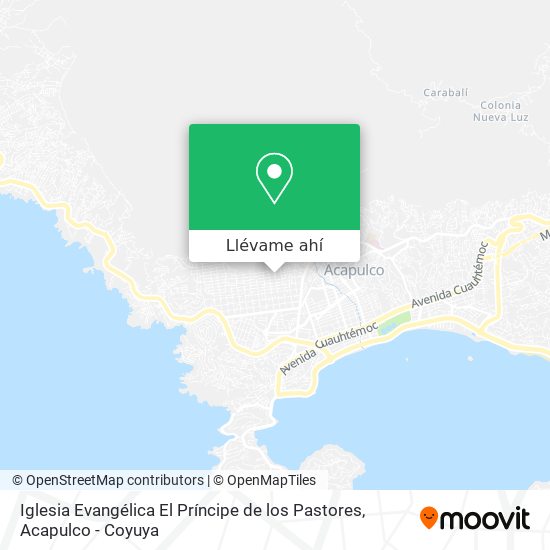 Mapa de Iglesia Evangélica El Príncipe de los Pastores