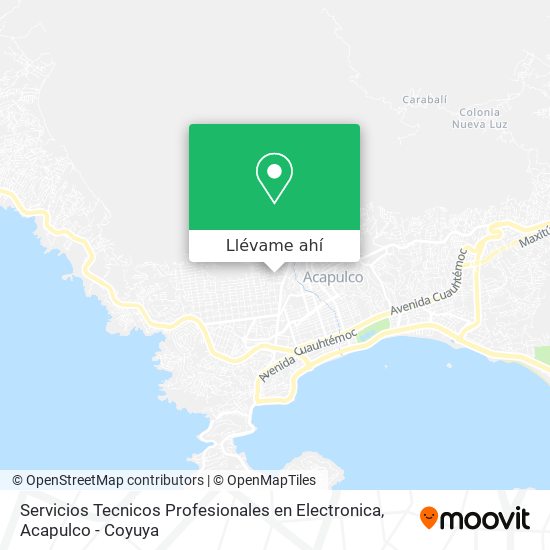 Mapa de Servicios Tecnicos Profesionales en Electronica