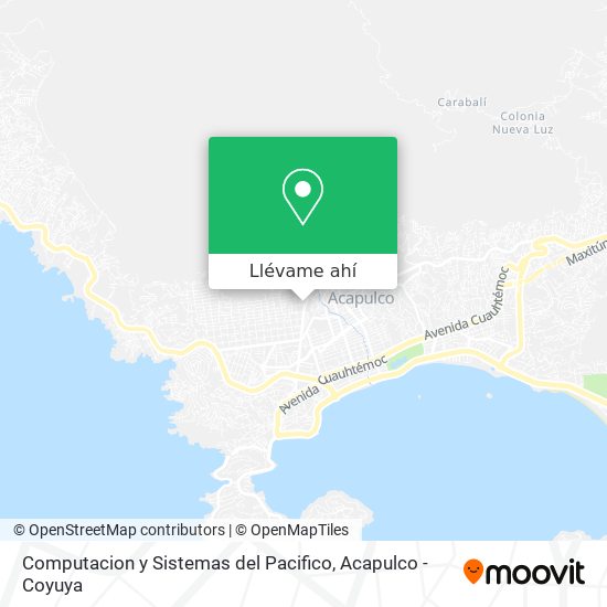 Mapa de Computacion y Sistemas del Pacifico