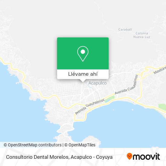 Mapa de Consultorio Dental Morelos