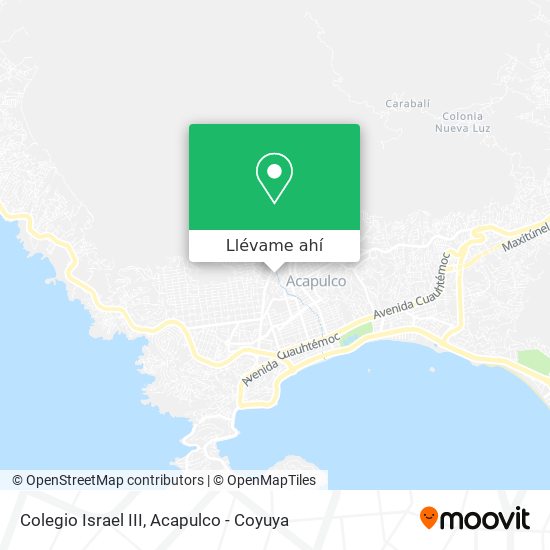 Mapa de Colegio Israel III