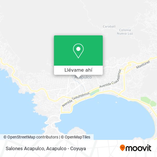 Mapa de Salones Acapulco
