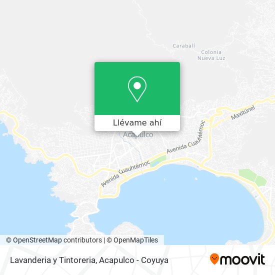 Mapa de Lavanderia y Tintoreria