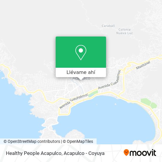 Mapa de Healthy People Acapulco