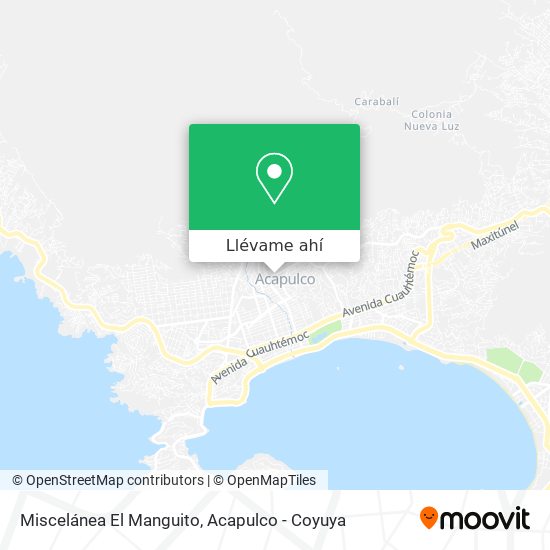 Mapa de Miscelánea El Manguito