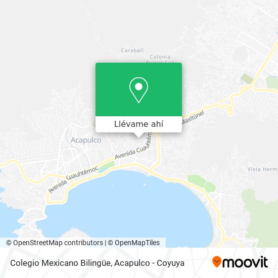 Mapa de Colegio Mexicano Bilingüe