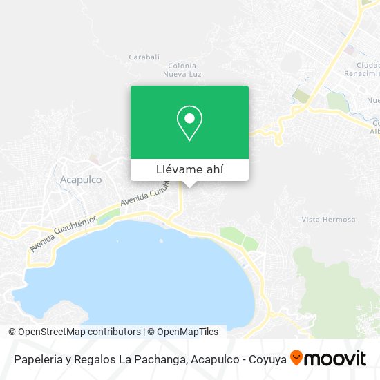 Cómo llegar a Papeleria y Regalos La Pachanga en Acapulco De Juárez en  Autobús?