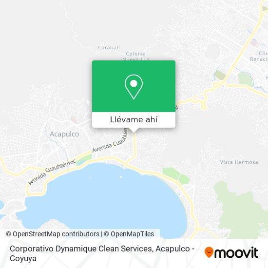 Mapa de Corporativo Dynamique Clean Services