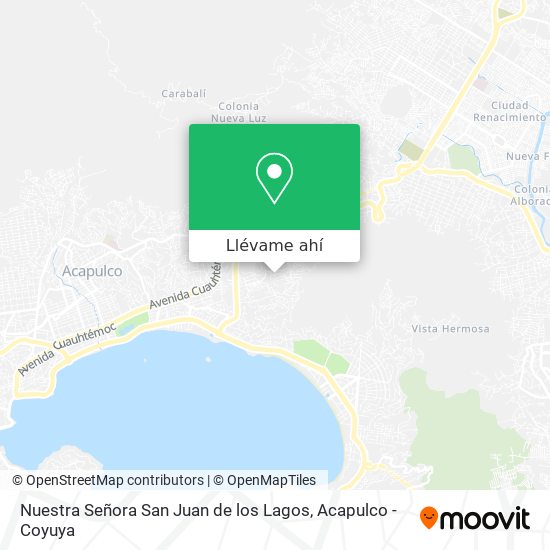Mapa de Nuestra Señora San Juan de los Lagos