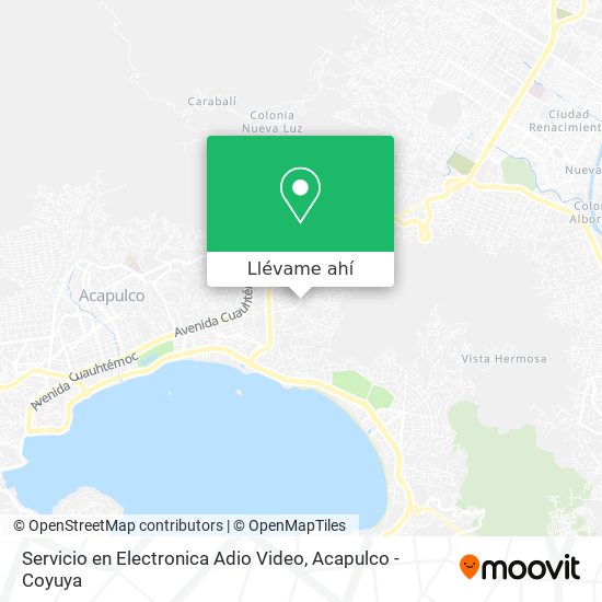 Mapa de Servicio en Electronica Adio Video