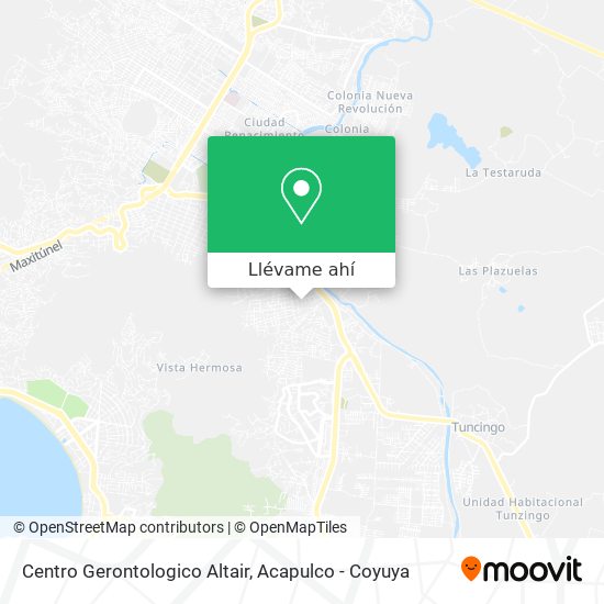 Mapa de Centro Gerontologico Altair