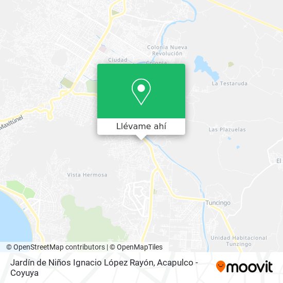 Mapa de Jardín de Niños Ignacio López Rayón
