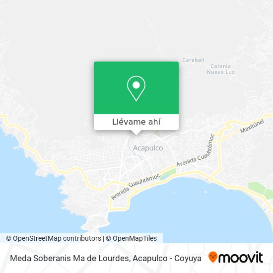 Mapa de Meda Soberanis Ma de Lourdes