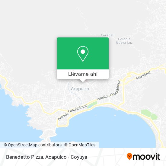 Mapa de Benedetto Pizza