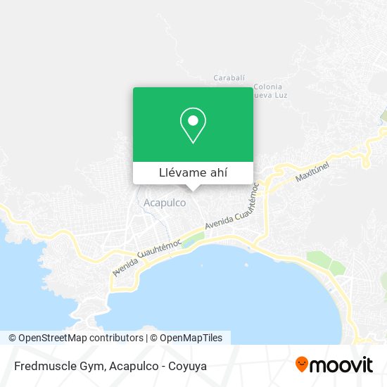 Mapa de Fredmuscle Gym