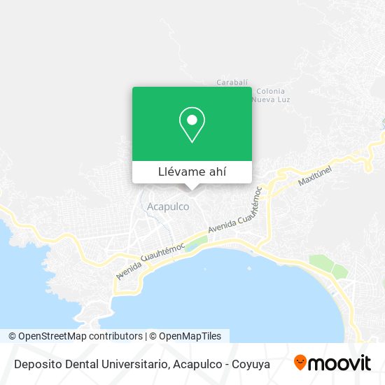 Mapa de Deposito Dental Universitario
