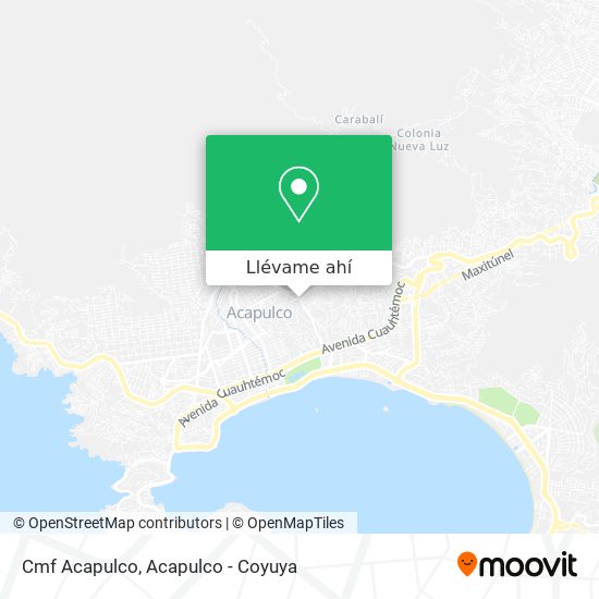 Mapa de Cmf Acapulco