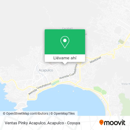 Mapa de Ventas Pinky Acapulco
