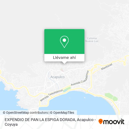 Mapa de EXPENDIO DE PAN LA ESPIGA DORADA