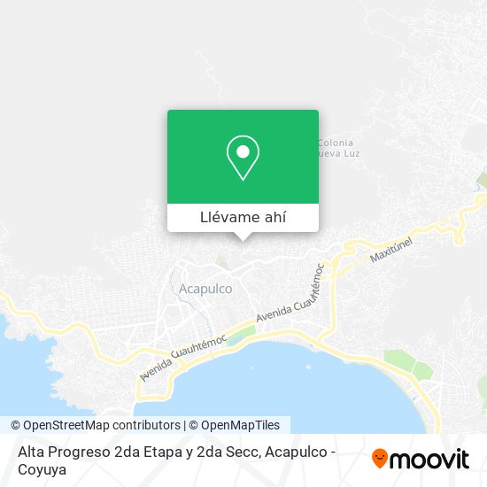 Mapa de Alta Progreso 2da Etapa y 2da Secc