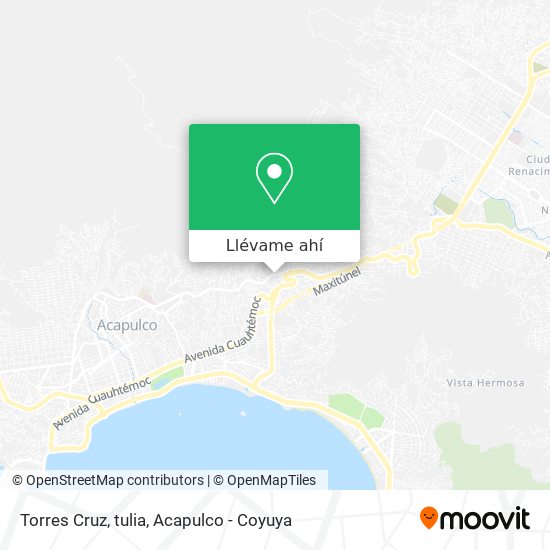 Mapa de Torres Cruz, tulia