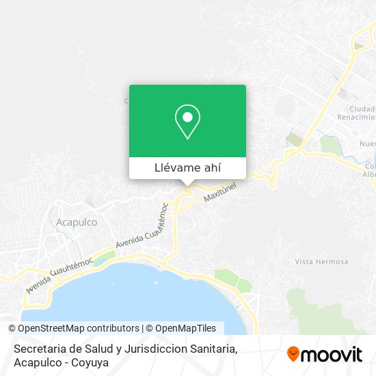 Mapa de Secretaria de Salud y Jurisdiccion Sanitaria