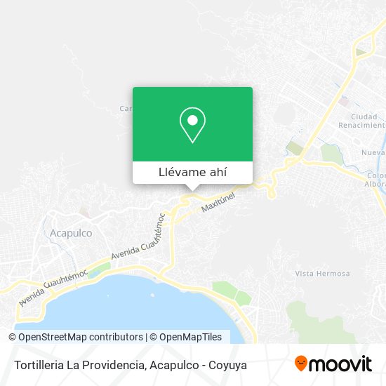 Mapa de Tortilleria La Providencia