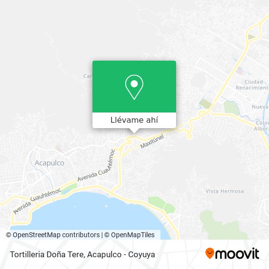 Mapa de Tortilleria Doña Tere