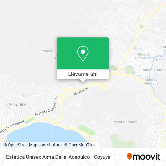 Mapa de Estetica Unisex Alma Delia